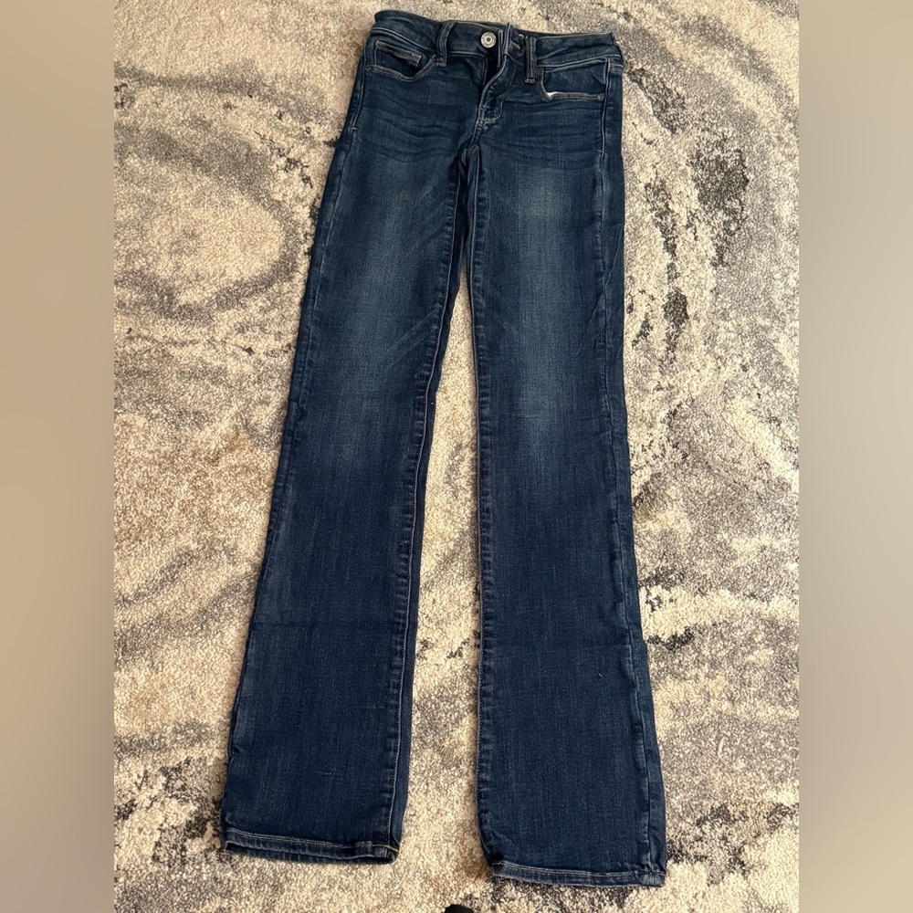Dark Blue Flare Jeans